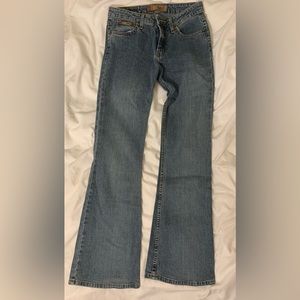 Flare Wide Leg Blue Jeans Size Womens 5